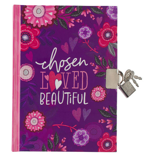 Secret diary with lock keys - secret,