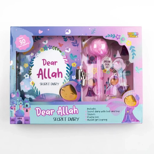 Dear allah secret diary - diary, pink