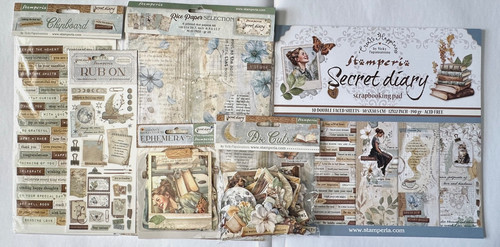 Stamperia diario segreto pad - diario,